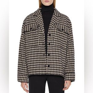 Anine Bing Flynn Houndstooth Jacket Size Small